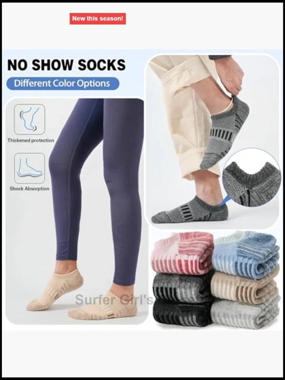 Merino Wool Ankle Athletic Socks Cushioned Breathable for Men Women 6 Pairs